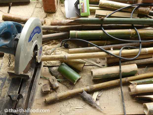 Bambus als Baumaterial