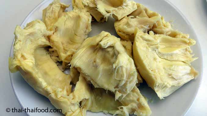 Durianfrucht essen