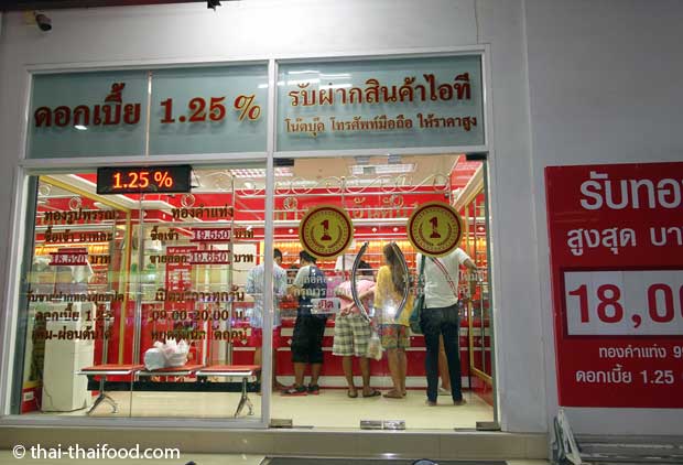 Goldpreis in Thailand - Goldshop in Korat