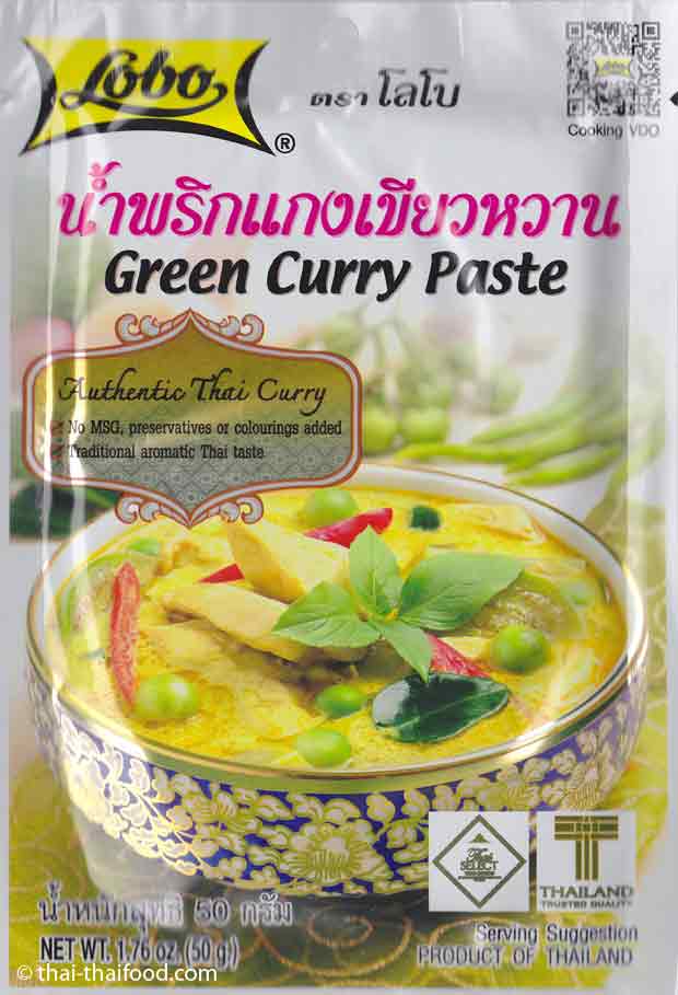 Green Curry Paste der Marke Lobo aus Thailand