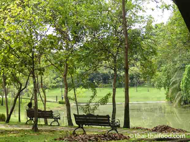 Ruhe und Entspannung im Queen Sirikit Park Bangkok