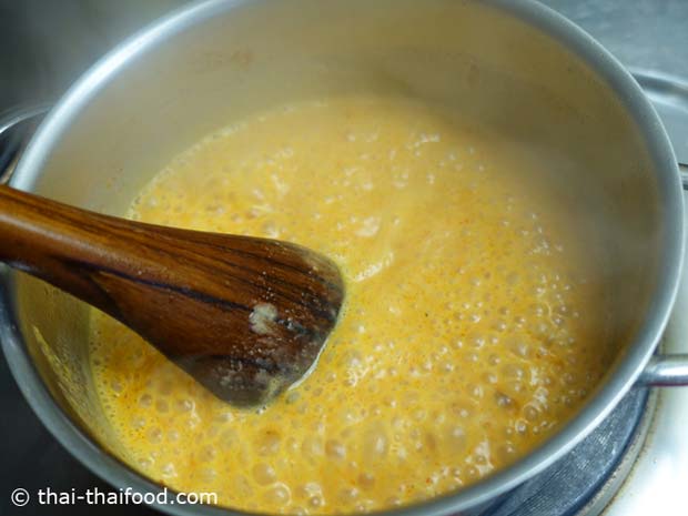 Rote Curry Paste mit Kokosmilch