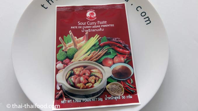 Saure Thai curry paste