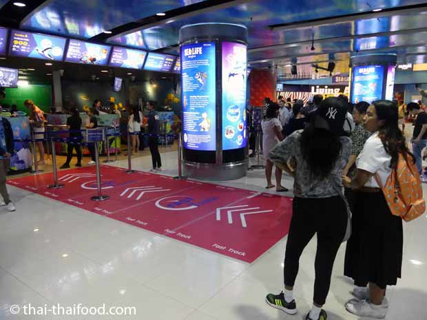 Ticket Counter im Sea Life Bangkok