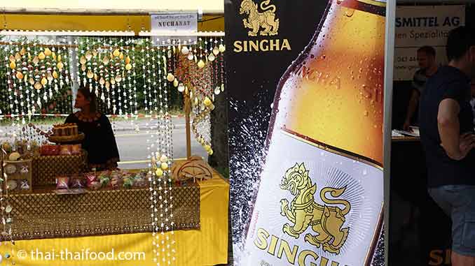 Singha Bier auf dem Thai Fest Bern
