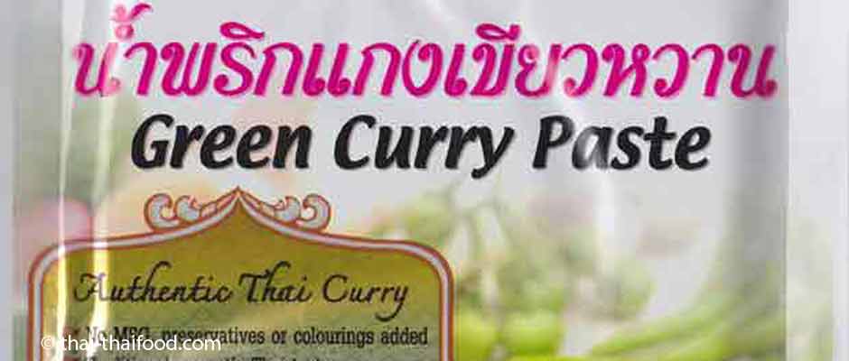 Grüne Curry Paste